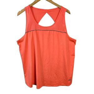Pro Player Women's Coral Athletic Tank Top Plus Size 2x